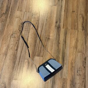 Michael Kors Blue and Black Crossbody Bag